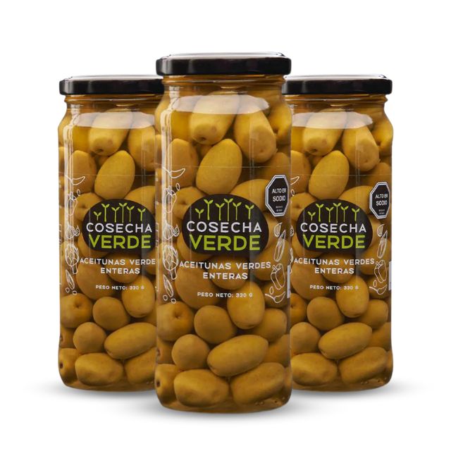 Aceituna Verde Entera Conserva 330 g